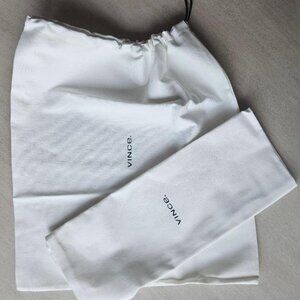 Set of 2 New Large Dust Bag, Vince